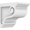 Ekena Millwork Standard Scroll Architectural Grade PVC Corbel, 3"W x 6"D x 6"H CORP03X06X06SCR - alternate 1